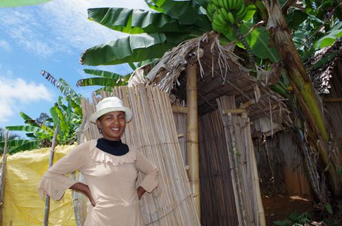 Marceline, had her husband build the family’s first latrine in 2013. In this region in the East of Madagascar: more than 800 villages now have latrines for every household thanks to support from the Global Sanitation Fund programme.  Photograph c WSSCC/Katherine Anderson